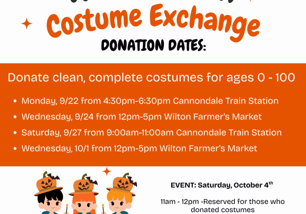 2025 flyer Costume Exchange (Instagram Post)