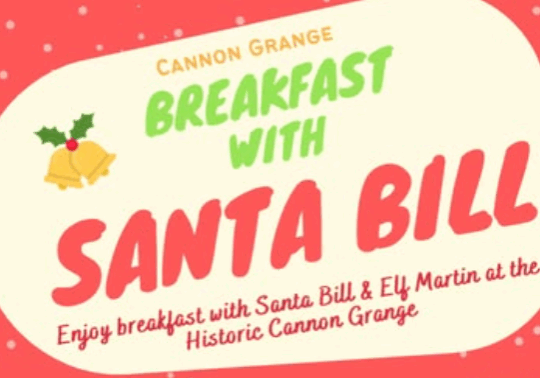 Cannon Grange - Breakfast with Santa BIll